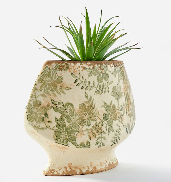 Stoneware Botanical Planter