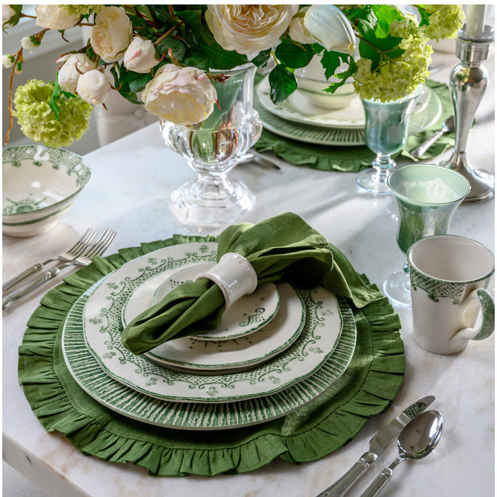 Arte Italica & Crown Linen Designs - Burano Bread / Canapé Plate - New Color