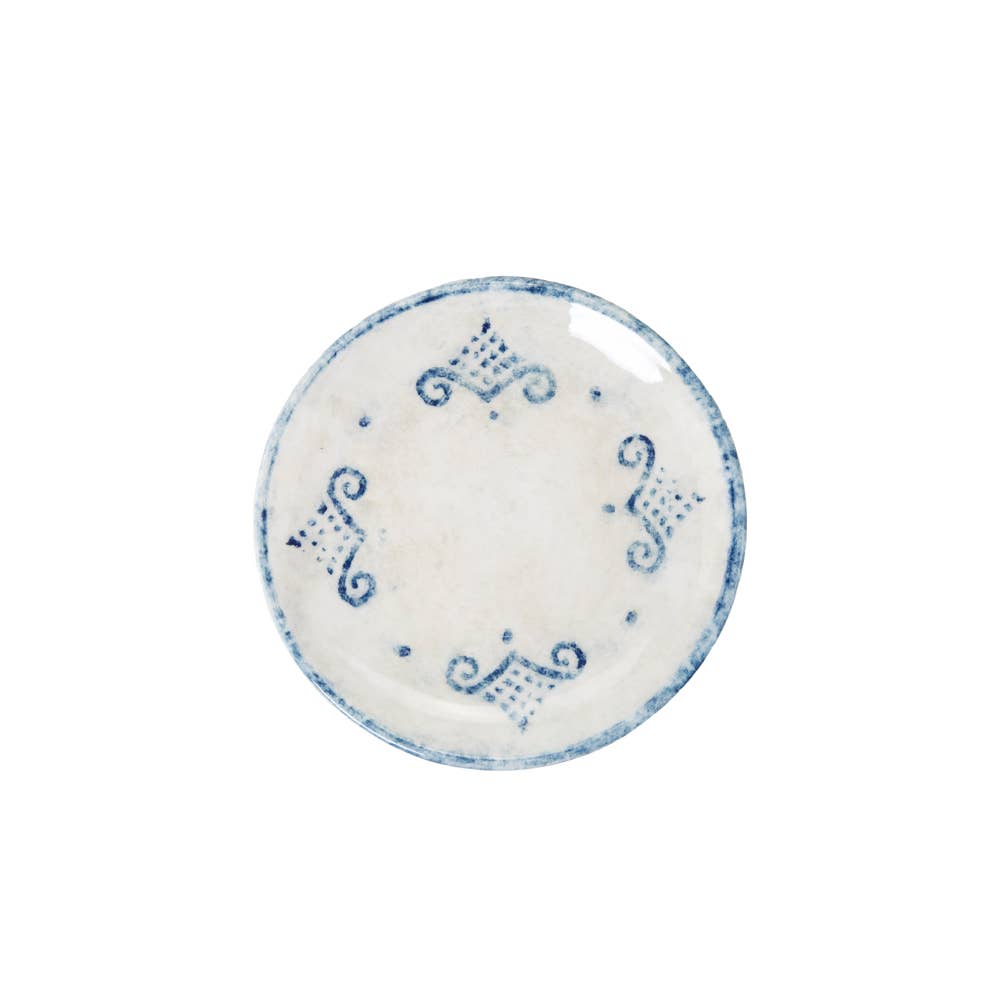 Arte Italica & Crown Linen Designs - Burano Bread / Canapé Plate - New Color