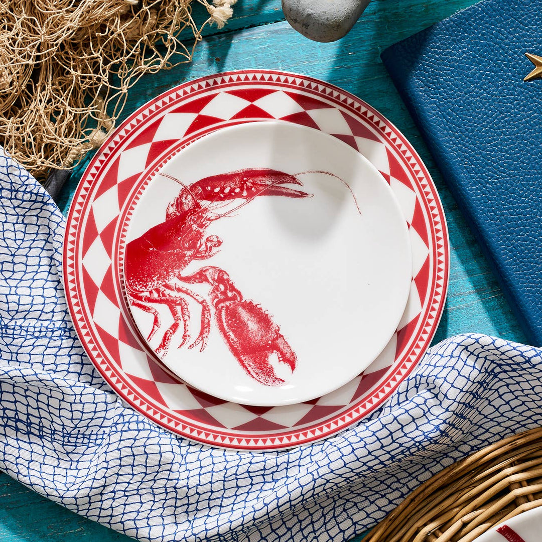 Caskata - Red Lobster Small Plates, Set of 4