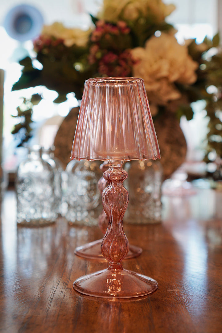 Pink Tealight Candle Holder