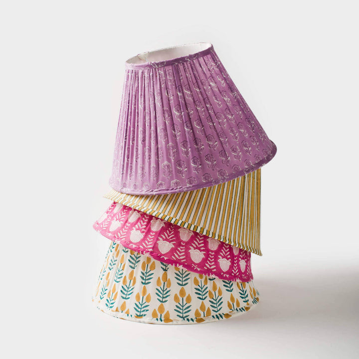 Tulip Gathered Floral Lampshade
