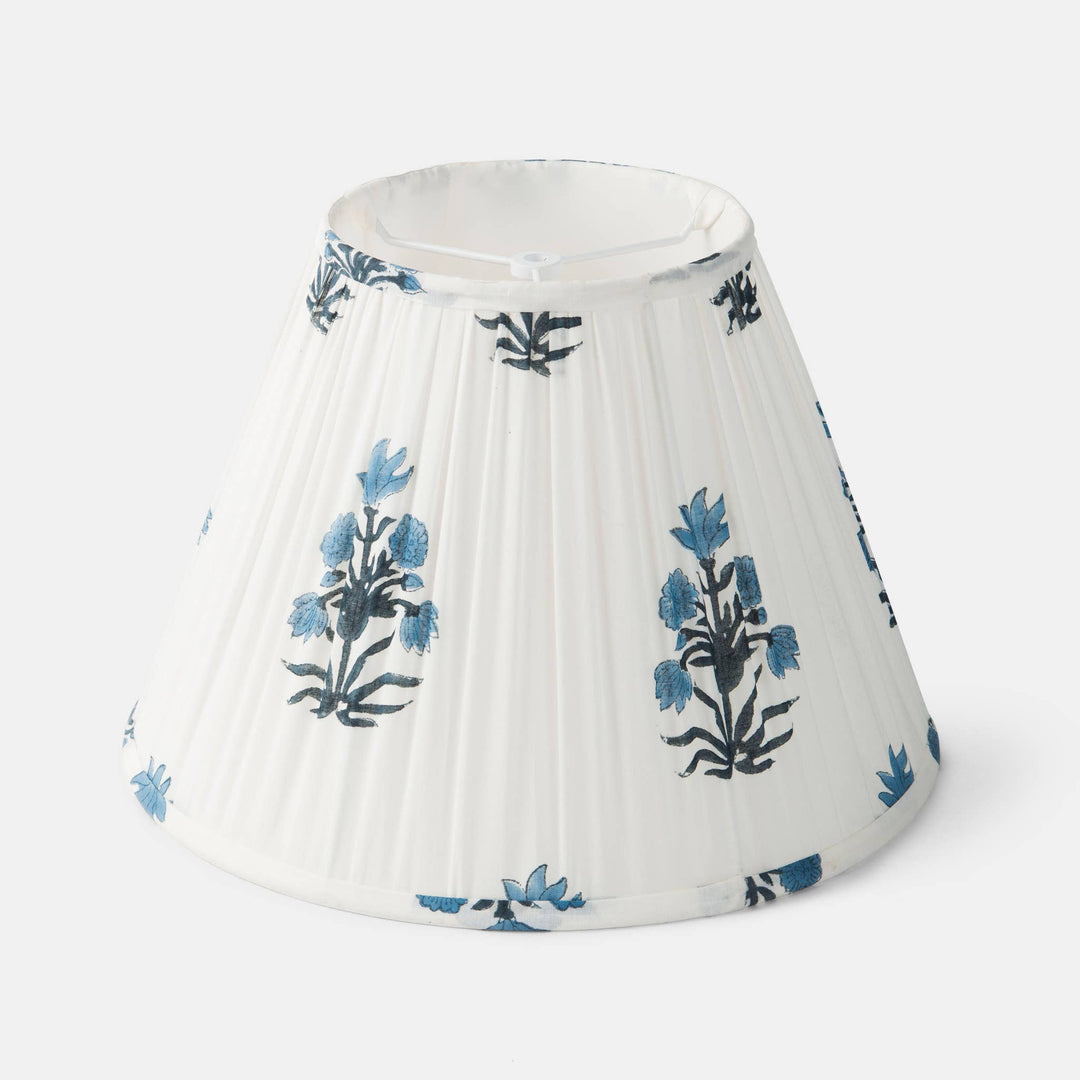 Azure Blossom Lamp Shade