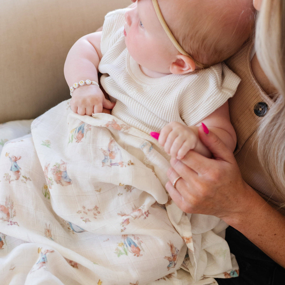 PETER RABBIT™ BAMBOO RAYON MUSLIN 2-PACK SWADDLES