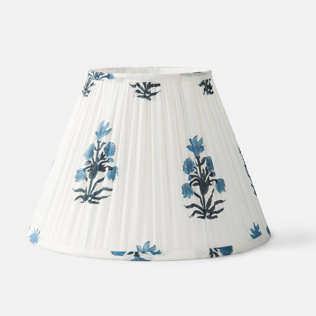 Azure Blossom Lamp Shade