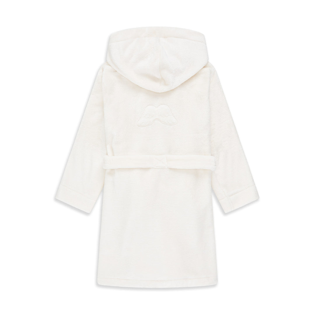 ANGEL WING FLEECE ROBE IN WHITE