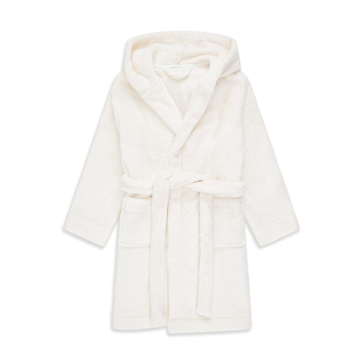 ANGEL WING FLEECE ROBE IN WHITE