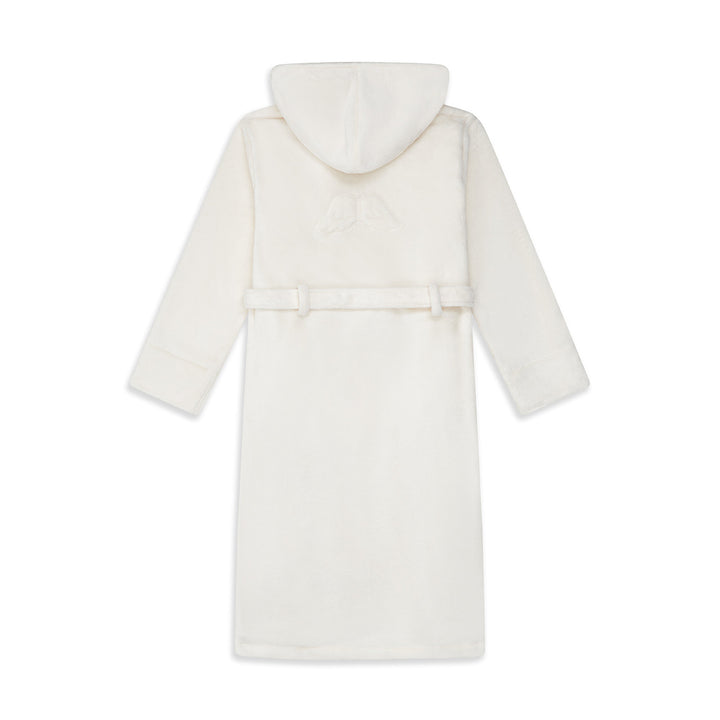 ADULT ANGEL WING FLEECE ROBE IN WHITE